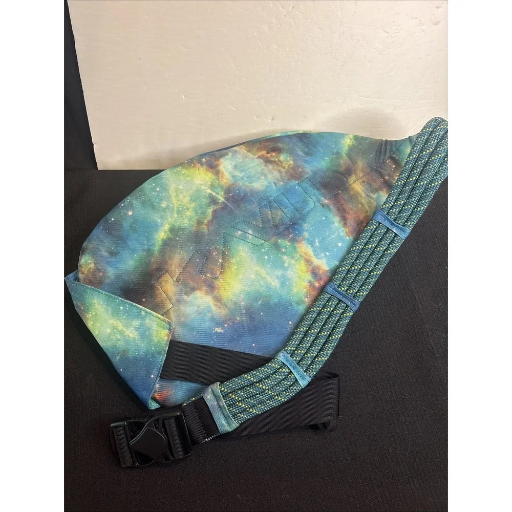 KAVU Rope Sling Bag Galaxy Print Crossbody Backpack Travel Daypack Cosmic